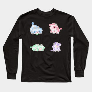 Coloured cows Long Sleeve T-Shirt